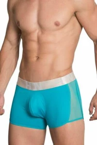 Hidden Boxer Mesh Trunks Stretch Microfiber  JADE 964 1 - Picture 1 of 7
