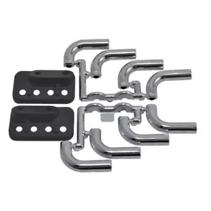 NEW RPM Zoomies Mock Exhaust Header Chrome 1/8/1/10 RC Car Bodies FREE US SHIP - Picture 1 of 1