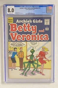 Archie's Girls Betty and Veronica #77 1962 CGC 8.0 Off White Pages Sci-Fi Cover - Picture 1 of 2