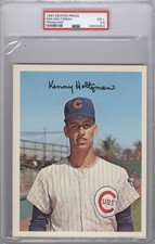 1967 Dexter Press Premiums Ken Holtzman Ernie Banks PSA 3.5 Chicago Cubs