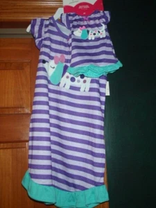 Camisón Jumping Beans púrpura y a juego 18" vestido muñeca niña talla 6X NUEVO CON ETIQUETAS - Imagen 1 de 2