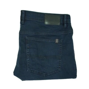 Buffalo Men Jean 38x32 Straight Fit Blue Stretch Denim Jackson-X  David Benton - Picture 1 of 9