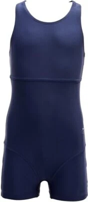 NEW  SLAZENGER WOMENS BLUE SWIM BOYLEG RACER SWIMSUIT ONE PIECE SIZE 12  (M ) - Image 1 of 2