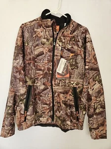 Plythal Scrapeline 1.0 Light-Weigh Outer Lay Jacket M Brown Forest Camo Full Zip - Picture 1 of 24
