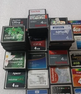 Lot 5/10Pcs Camera CF Memory Card 1GB 2GB 4GB 8GB 16GB 32GB 64GB Compact Flash - Picture 1 of 6