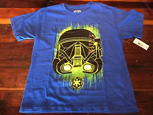 NEW Official Star Wars Rogue 1 One Movie Logo T-Shirt Youth Sizes Green Shadow - Picture 1 of 2