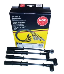KIT CAVI CANDELE NGK FIAT 500 GRANDE PUNTO PANDA FORD KA LANCIA YPSILON 1.2 1.4 - Foto 1 di 4