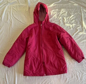 Lands End youth girls' pink snow jacket - size M 10/12 - Picture 1 of 4