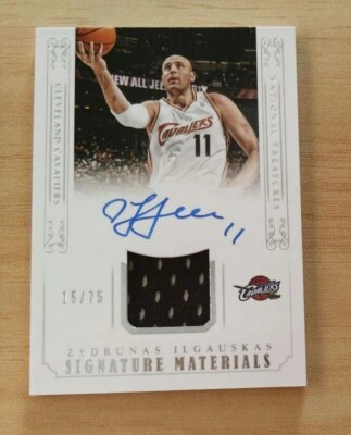 Parche automático Panini National Treasures Zydrunas·Ilgauskas Cavaliers 2015/75 #SM-ZI Foto 1 de 4