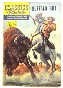 Buffalo Bill Comic Book 106 (Classics Illustrated) April 1953 Pulp - Picture 1 of 4