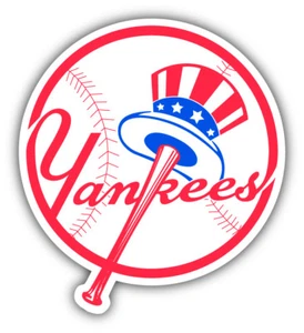 Calcomanía adhesiva para parachoques de auto con logotipo de béisbol de los Yankees de Nueva York MLB - 3"", 5"" o 6"" - Imagen 1 de 1