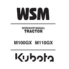 Kubota M100GX / M110GX Tractor Workshop Service Repair Shop Manual - PDF Version