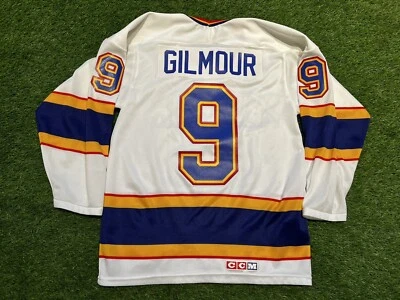 1985-87 CCM DOUG GILMOUR ST LOUIS BLUES NHL HOCKEY JERSEY Sz Small - Image 1 of 4