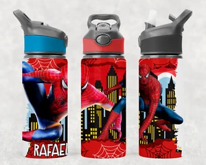 Spiderman Bottle personalised Spiderman mug gift for kids - Picture 1 of 12