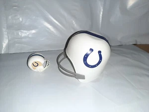 VTG 1960s/1970s BALTIMORE COLTS NFL ICE CREAM & GUMBALL FOOTBALL MINI HELMETS - Picture 1 of 6