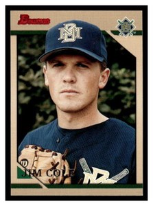 1996 Bowman  #195 Jim Cole - Milwaukee Brewers