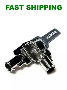 GENUINE HARLEY-DAVIDSON SET OF BARREL STYLE KEYS 71452-91A 3660 .. FAST SHIP - Picture 1 of 1