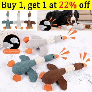 For Aggressive Chewers Interactive Large Breed & Squeaky Geese Dog Pet Toys - Picture 1 of 20