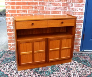 Parker Knoll Mid Century Teak Cabinet | 2 Door 1 Drawer Vintage Storage Unit - Picture 1 of 7