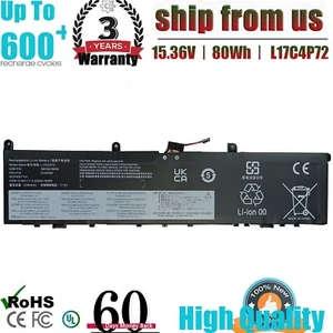 L17C4P72 L17M4P72 L18M4P71 Battery For Lenovo ThinkPad P1 X1 Extreme 1st 01YU911 - Picture 1 of 7