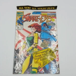G.I. Joe Starring Snake Eyes & Ninja Force #136 versiegelt mit Karte Marvel Comics 1993 - Bild 1 von 11