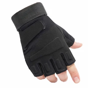 Tactical Military Half Finger Gloves Outdoor Sports Shooting Hunting Fingerless - Picture 1 of 12