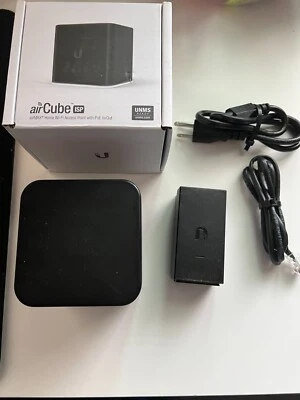Ubiquiti airCube  ISP airMAX Home Wi-Fi Access Point, Used No Power Cord - Image 1 of 3
