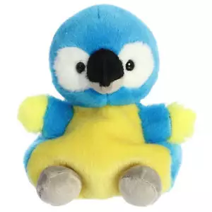 Aurora Soft Toy - Palm Pals Blue-yellow parrot, 12 cm - Picture 1 of 4
