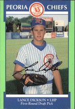 1990 Peoria Chiefs Update Team Issue #U1 Lance Dickson