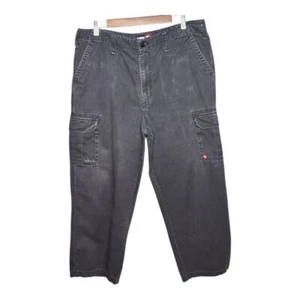 Tony Hawk Gray Cargo Pants Skateboarding Streetwear Casual Men's 38x30 - Picture 1 of 8