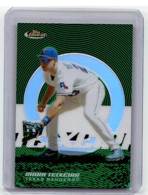 2005 Finest #106 Mark Teixeira Refractors Green #/199 - Image 1 of 2
