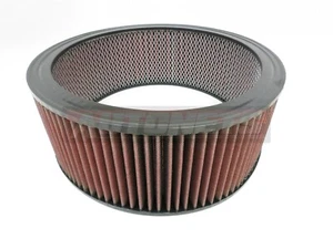 14"x5" Round Air Cleaner Washable Filter Element Reusable Chevy SBC BBC Ford Rod - Foto 1 di 3