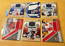 JERSEYS CARD LOT OF 6  HOCKEY CARDS IN   GREAT CONDITION   LOT NO-207