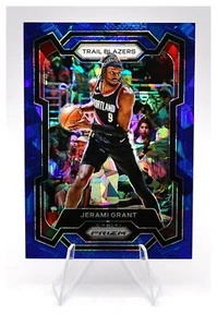 2023-24 Panini Prizm Jerami Grant #70 Blue Ice Prizm /125 - Picture 1 of 2