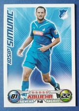 TOPPS Josip Simunic 1899 Hoffenheim Bundesliga 2009/10 Match Attax Trading Card