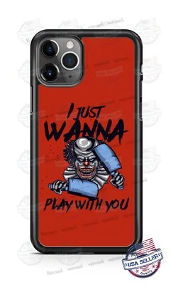 Funda protectora personalizada para teléfono Scary Clown With Me para iPhone 11 Google Samsung s10 LG Foto 1 de 4