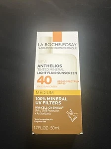 La Roche-Posay Anthelios Tinted Light Fluid Sunscreen SPF 40 Med. Exp.3/26 - Picture 1 of 1