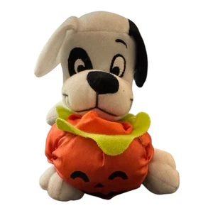 Parche de peluche vintage Walt Disney 101 Dálmatas 8" calabaza de Halloween - Imagen 1 de 5