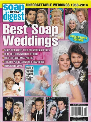 Soap Opera Digest 2014 Best Soap Weddings Collector’s Edition 300+ Photos Tips - Image 1 of 2