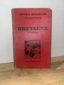 Guide Régional Michelin Bretagne 3 Ème Edition 1929-1930 Guides Régionaux - Picture 1 of 5