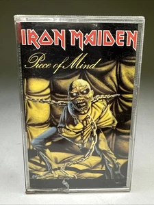Iron Maiden Piece of Mind Cassette Tape Heavy Metal Rock 1983 XDR Untested - Bild 1 von 5