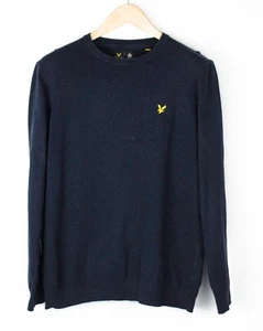LYLE & SCOTT Men 15% Merino Wool Knit Sweater Jumper Size L - Picture 1 of 8