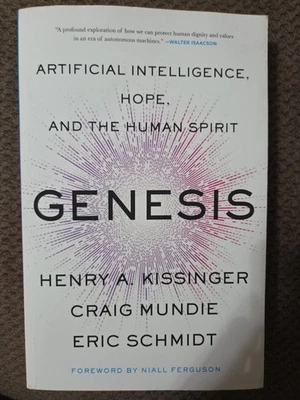 Genesis: Artificial Intelligence, Hope, and the Human Spirit by HenryA.Kissinger Foto 1 de 2