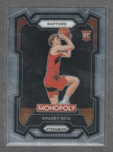 2023-24 Panini Prizm Monopoly #84 Gradey Dick RC Rookie Card Toronto Raptors - Bild 1 von 2