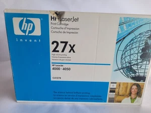 HP C4127X 27X Genuine Black Toner Cartridge SEALED BOX Govt Surplus Ink Printer - Picture 1 of 7
