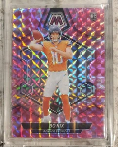 BO NIX 2024 MOSAIC FOOTBALL ROOKIE CAMO PINK PRIZM BRONCOS #312 RC MINT - Bild 1 von 2
