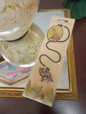 2014 Metal Fox y Ovalado Lucite Rojo FOX Dije Marcador en Cuerda - 12"  Foto 1 de 4