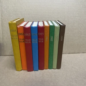 Jehovah's Witnesses YEARBOOK LOT  1980'S Set of 9 1981-1989 Watchtower History - Bild 1 von 3