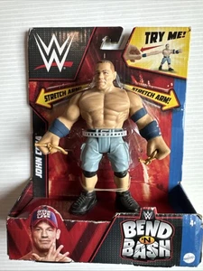 2021 WWE John Cena Bend ‘N Bash Action Figure Mattel 5.5" New in Package - Picture 1 of 7