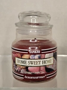 Yankee Candle Home Sweet Home Black Band 3.7 Oz Jar New Unused - Picture 1 of 5